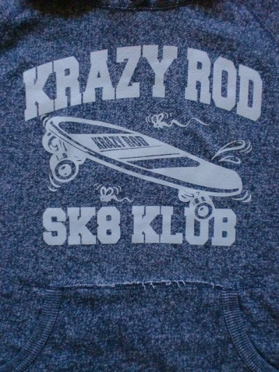 画像1: KRAZY ROD"SK8 KLUB"VINTAGE PULL OVER PARKA